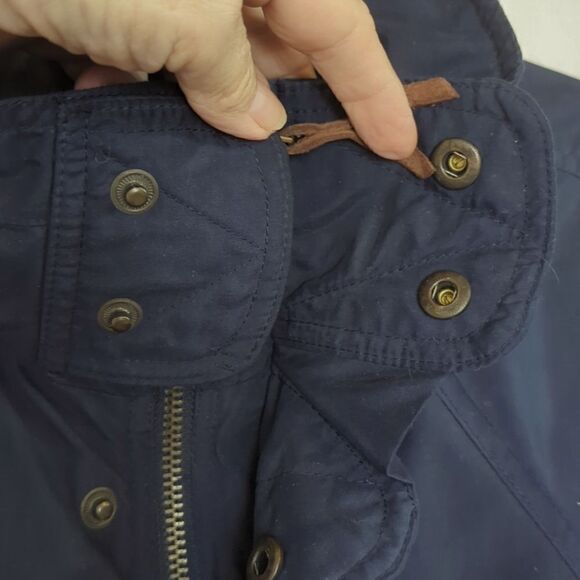 Marc New York Bomber Jacket Lightweight Navy  Size M - Picture 3 of 11